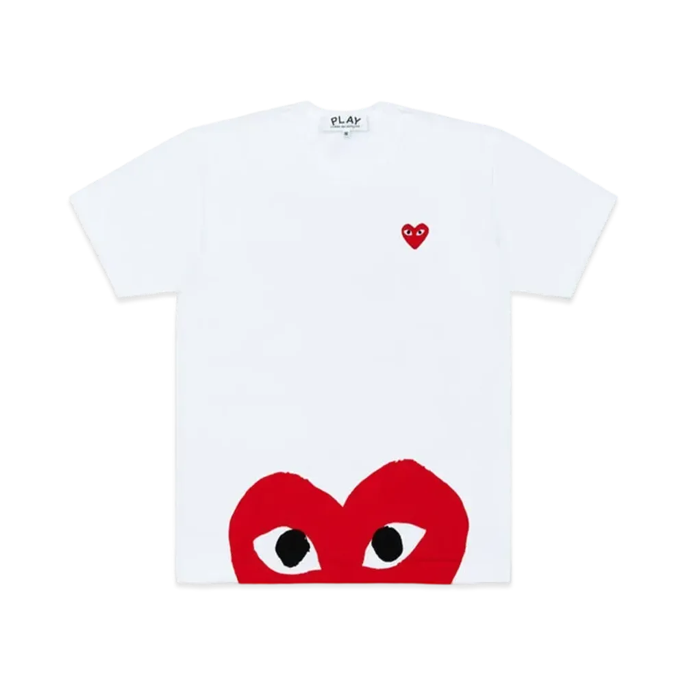PLAY COMME des GARCONS AX-T034-051 "White"