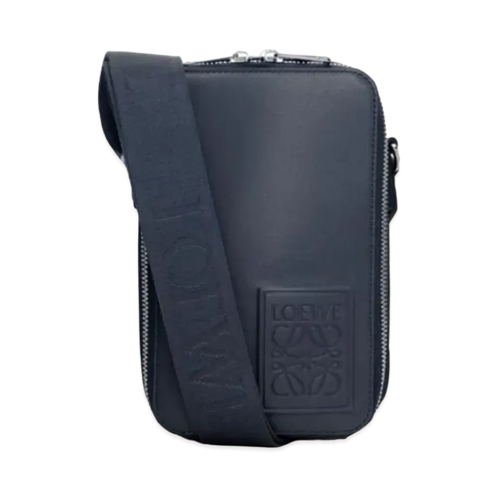 LOEWE Bartical Cross Body Pocket Satin Calf "Deep Navy"