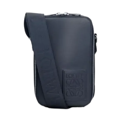 LOEWE Bartical Cross Body Pocket Satin Calf "Deep Navy"