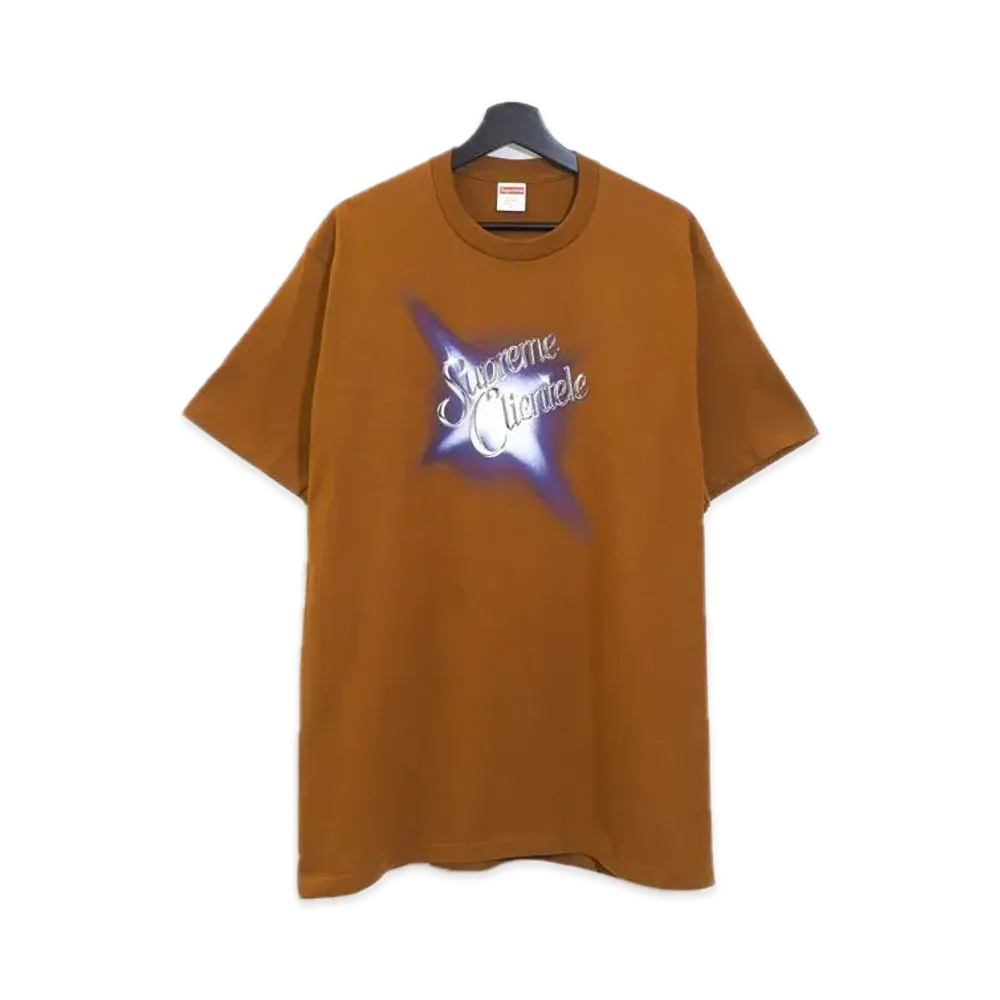 シュプリーム クライアンテル Tシャツ "ブラウン"