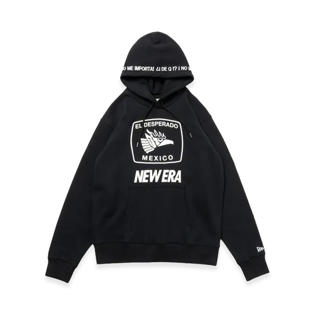 NEW ERA x New Japan Pro-Wrestling French Terry Sweatshirt Pullover Hoodie El Desperado "Black"