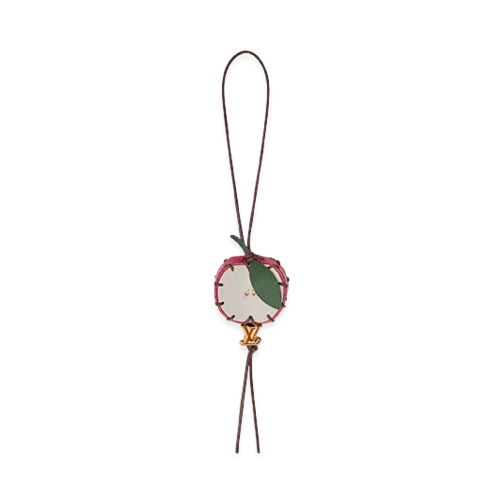 Louis Vuitton Bag Charm LV Craft Apple "Rouge"