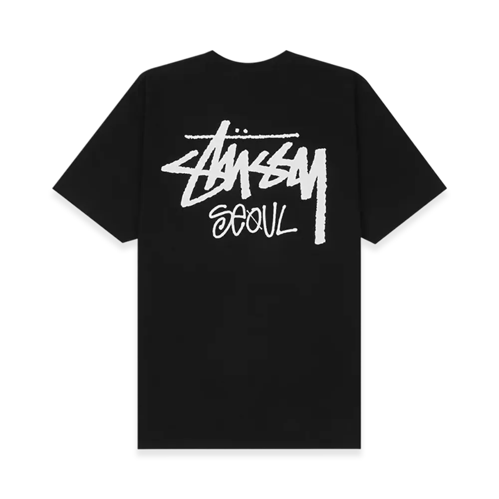 Stussy Stock Seoul Tee 2023 "Black"