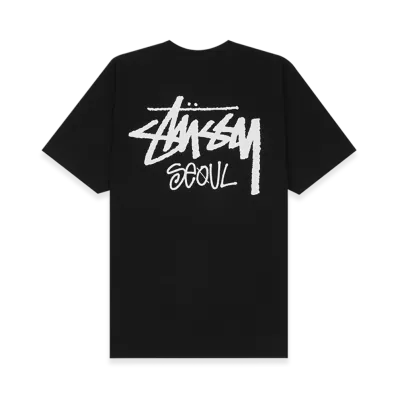 Stussy Stock Seoul Tee 2023 "Black"