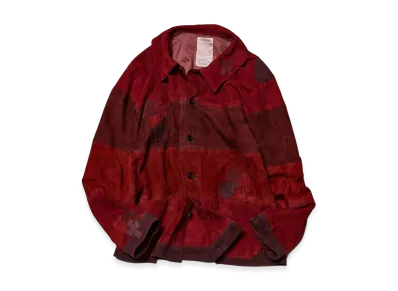 NICENESS Moby Goat Leather Jacket "Red"