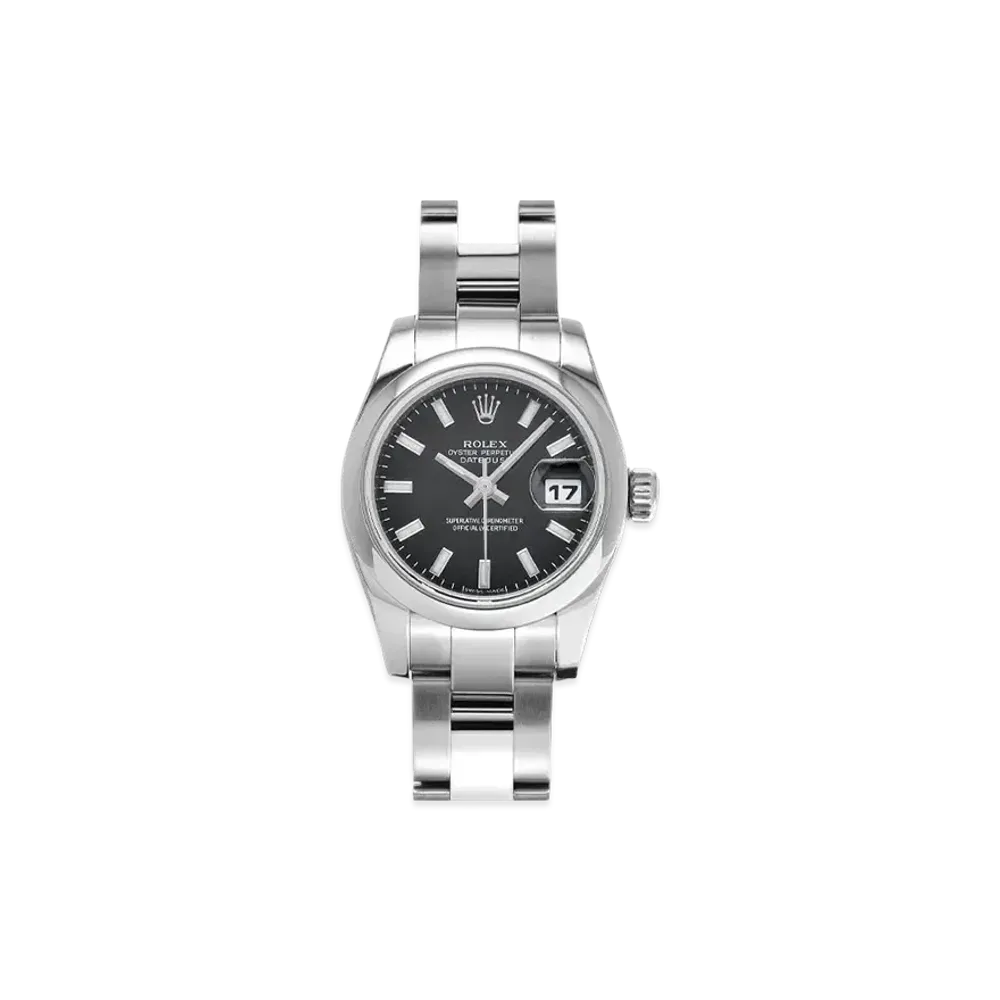 ROLEX Lady-Datejust "Black/Stainless Steel"
