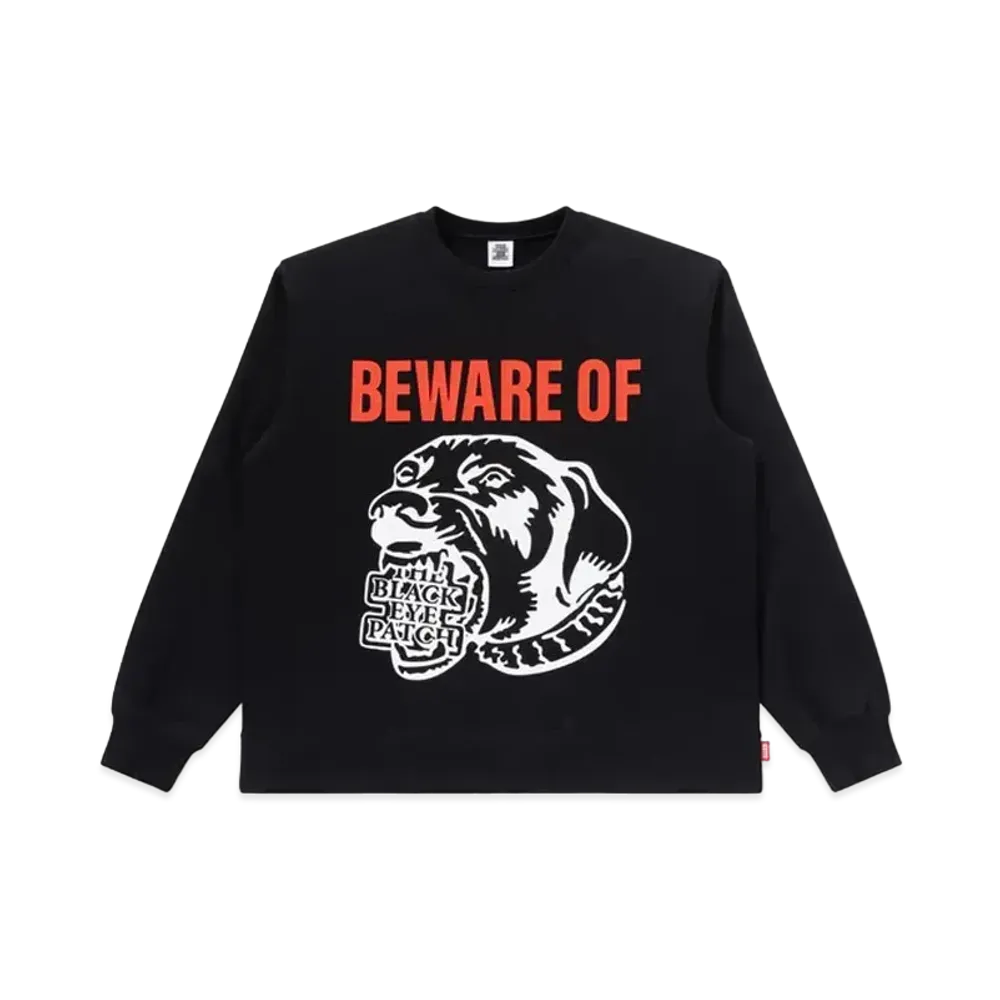 Black Eye Patch Beware Of BEP Crewsweat "Black"