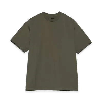 Graphpaper minus Botanical Dyed S/S Tee "Moss Green"