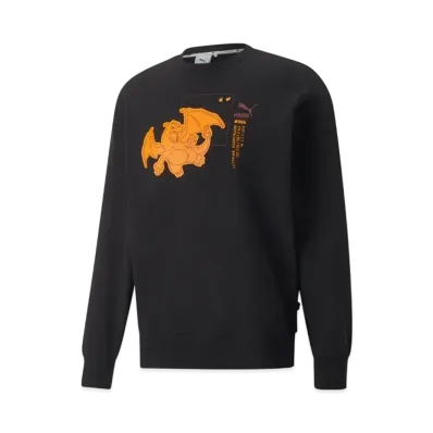 Pokémon x PUMA Relax Crew Sweat "Puma Black"