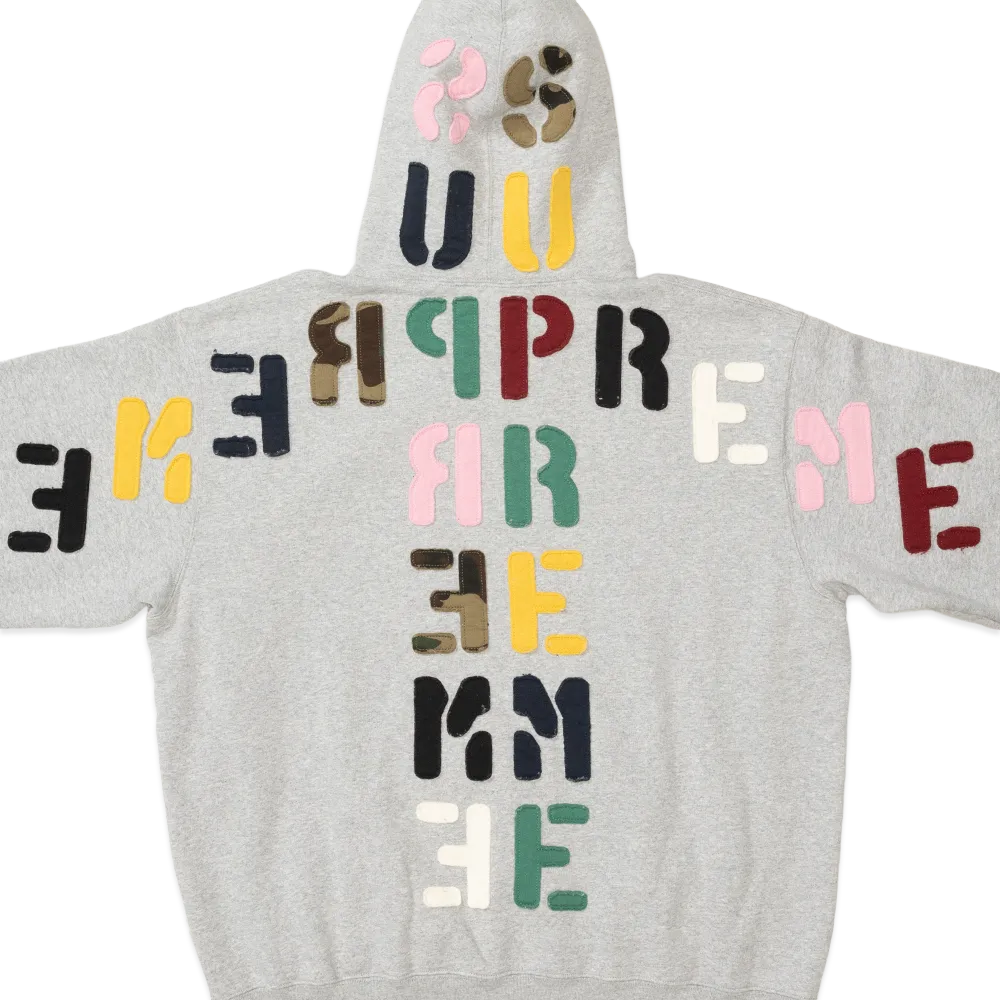 Supreme Mirrored Appliqué Hooded Sweatshirt 