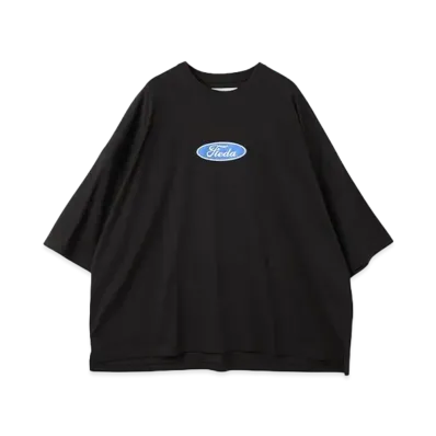 JieDa CAR FONT TEE "BLACK/BLUE"