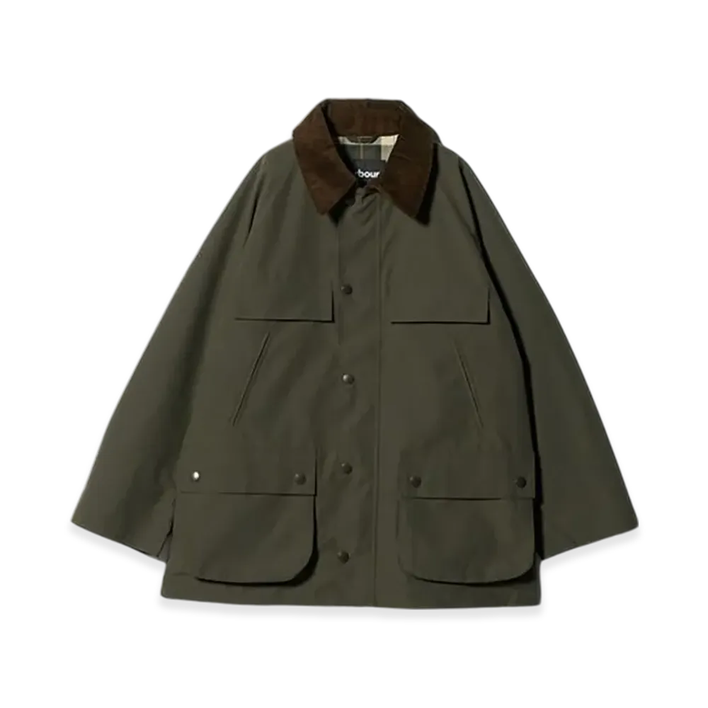 Barbour x BRIEFING x UNITED ARROWS Bedale / Stand Collar Blouson "Olive"