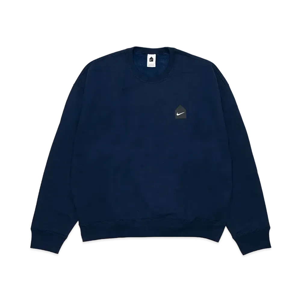 DSM x Nike HUT Logo Project M Nrg Hut x Swoosh Crew Flc "Navy"