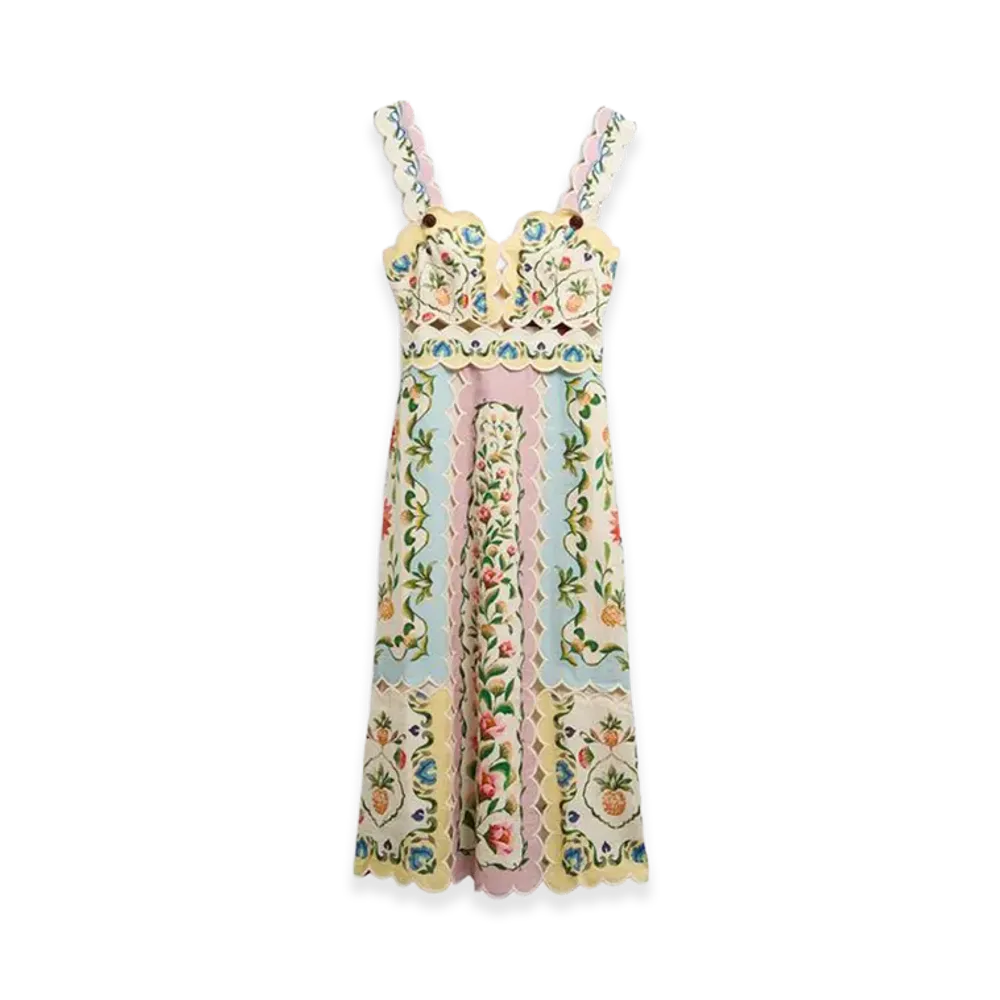 Barbour x FARM Rio Women's Petal Dress "White"
