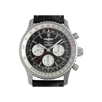Breitling Navitimer 1 B03 Chronograph Rattrapante "Black/Stainless Steel"