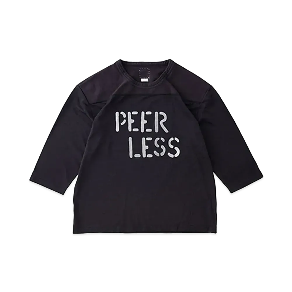 visvim AMPLUS TEE 3/4 PEERLESS "Black"