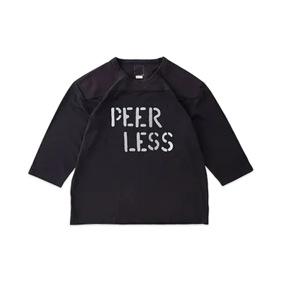 visvim AMPLUS TEE 3/4 PEERLESS "Black"