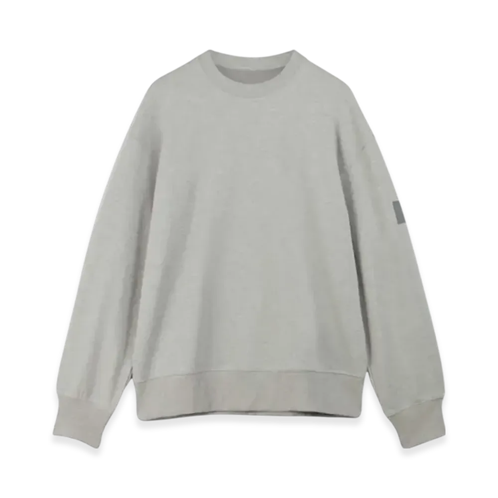 Y-3 Organic Cotton Terry Crew Sweatshirt "Medium Grey Heather"