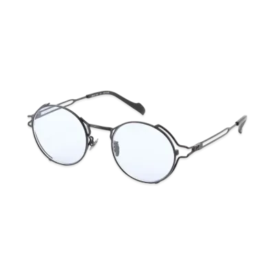 Yohji Yamamoto Pour Homme TITANIUM/BTITANIUM EYEWEAR E "Blue"