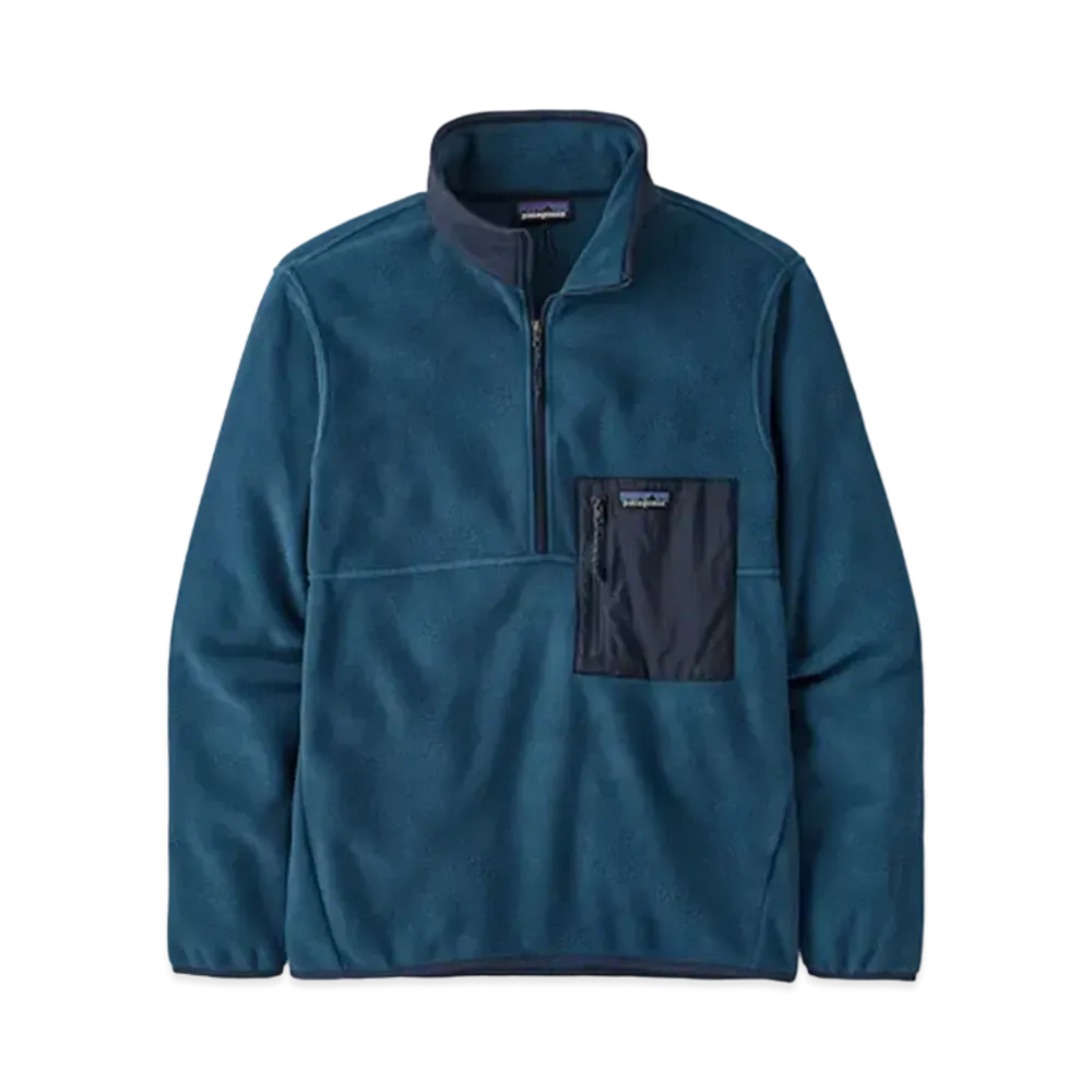 patagonia Men's Microdini 1/2 Zip Pullover "Tidepool Blue"