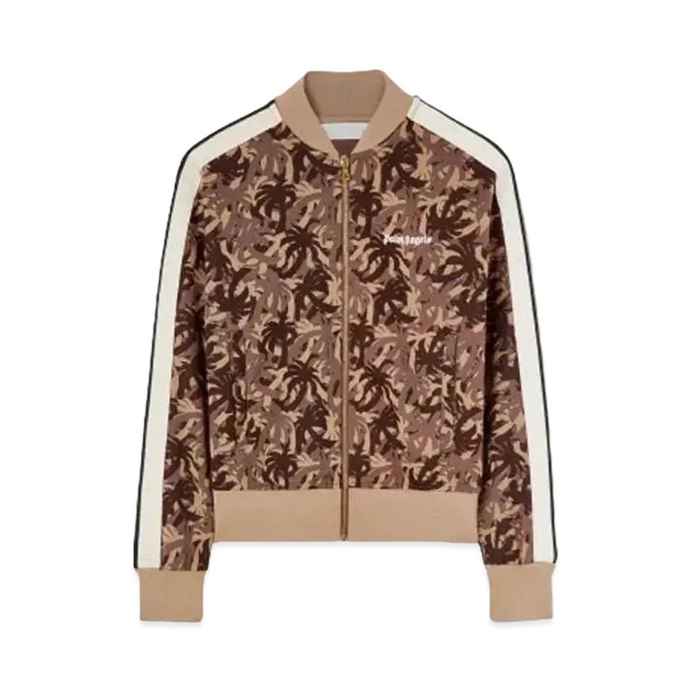 PALM ANGELS Camouflage Bomber Truck Jacket "Brown/Off White"