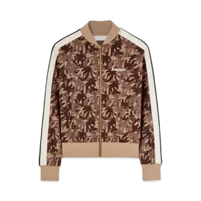 PALM ANGELS Camouflage Bomber Truck Jacket "Brown/Off White"