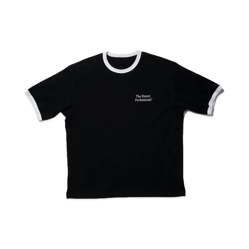 ENNOY 20SS Ringer Tee "Black" SS20BRENCT04AM
