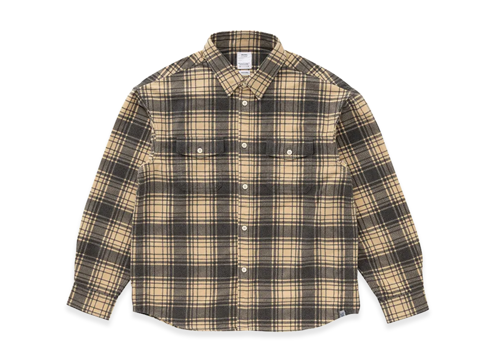 visvim Pioneer Check L/S "Beige"