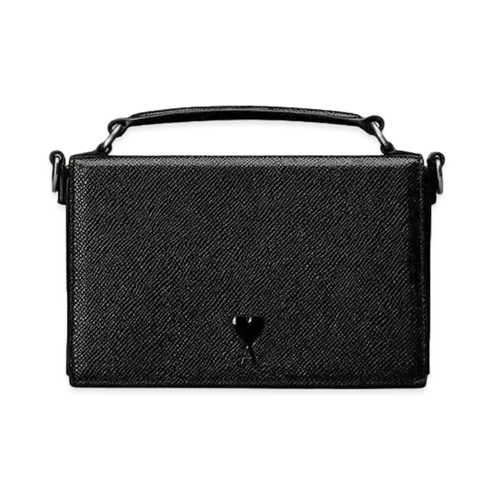 AMI PARIS Ami de Coeur Lunch Box Bag #1 "Black"