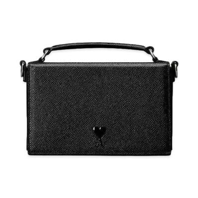AMI PARIS Ami de Coeur Lunch Box Bag #1 "Black"