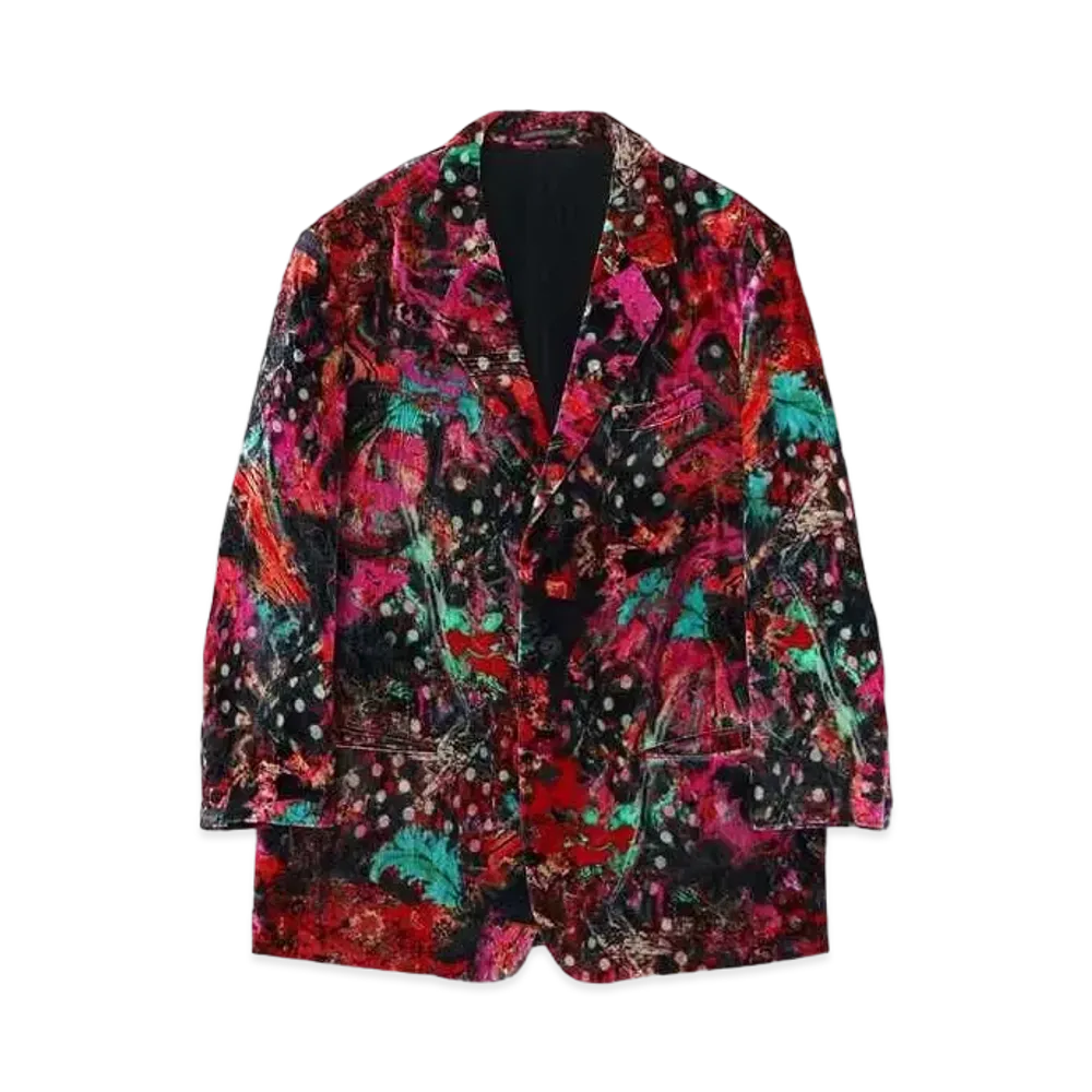 Yohji Yamamoto S Patchwork 999 K-Patch Work Jk "Red"