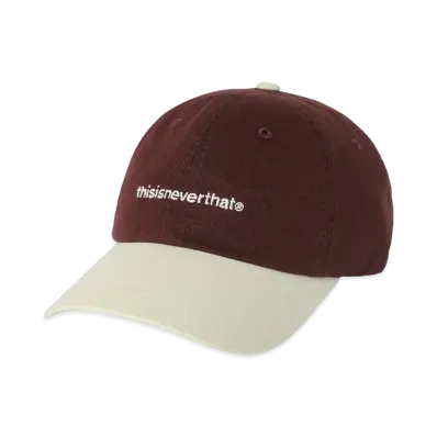 thisisneverthat T-Logo Cap "Burgundy/Ivory"