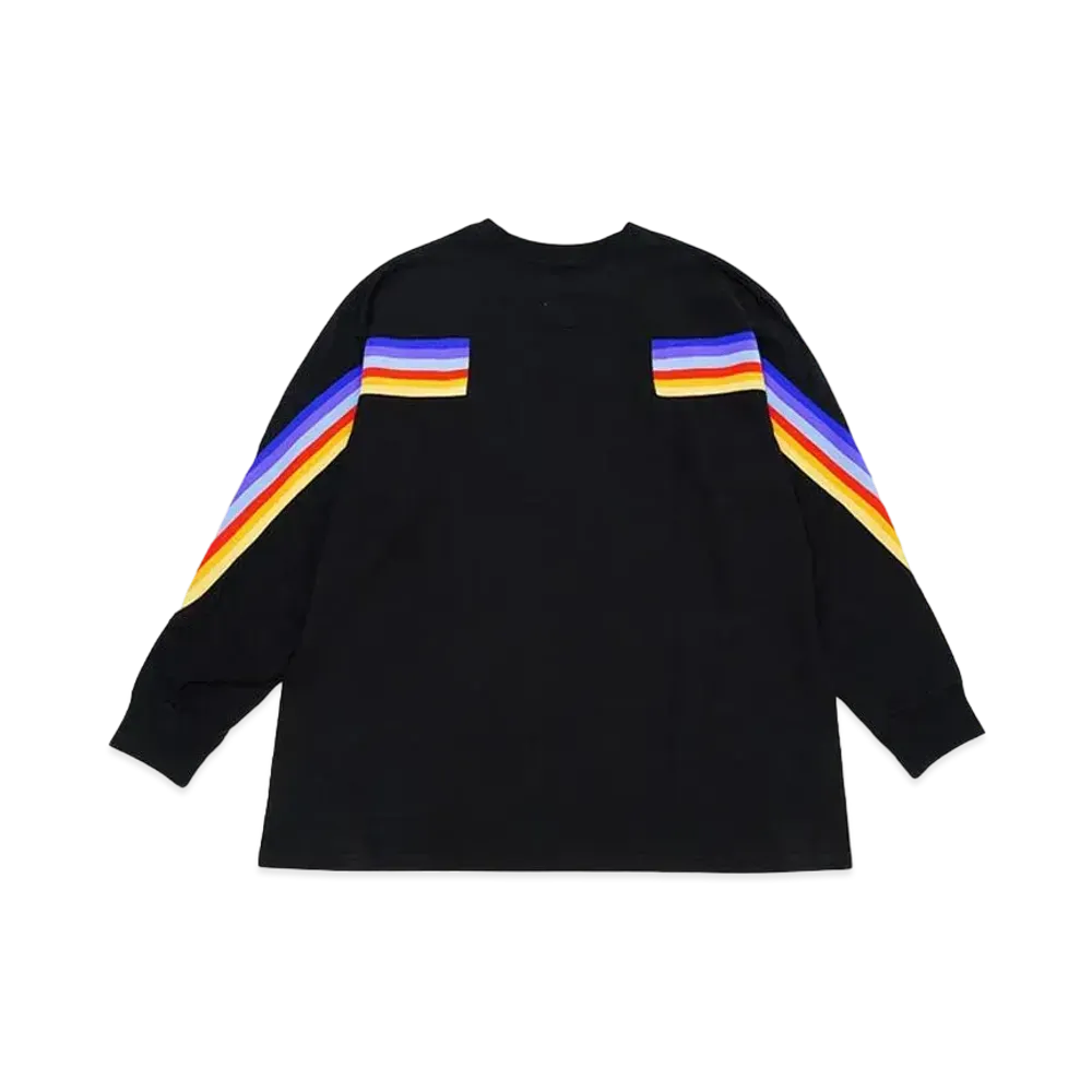 FACETASM RIB LONG SLEEVE TEE "BLACK"