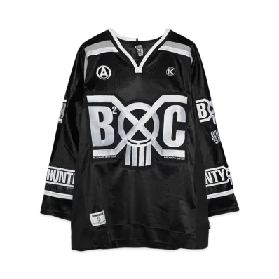 BOUNTY HUNTER x BILLIONAIRE BOYS CLUB HOCKEY JERSEY "BLACK"