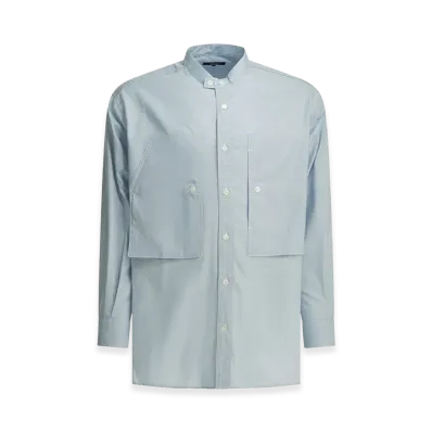 COMME des GARCONS HOMME Casual Shirt With Patch Pockets "Light Blue"