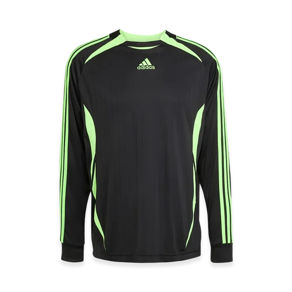 adidas Teamgeist Adicolor Long-Sleeve T-Shirt "Black/Signal Green"