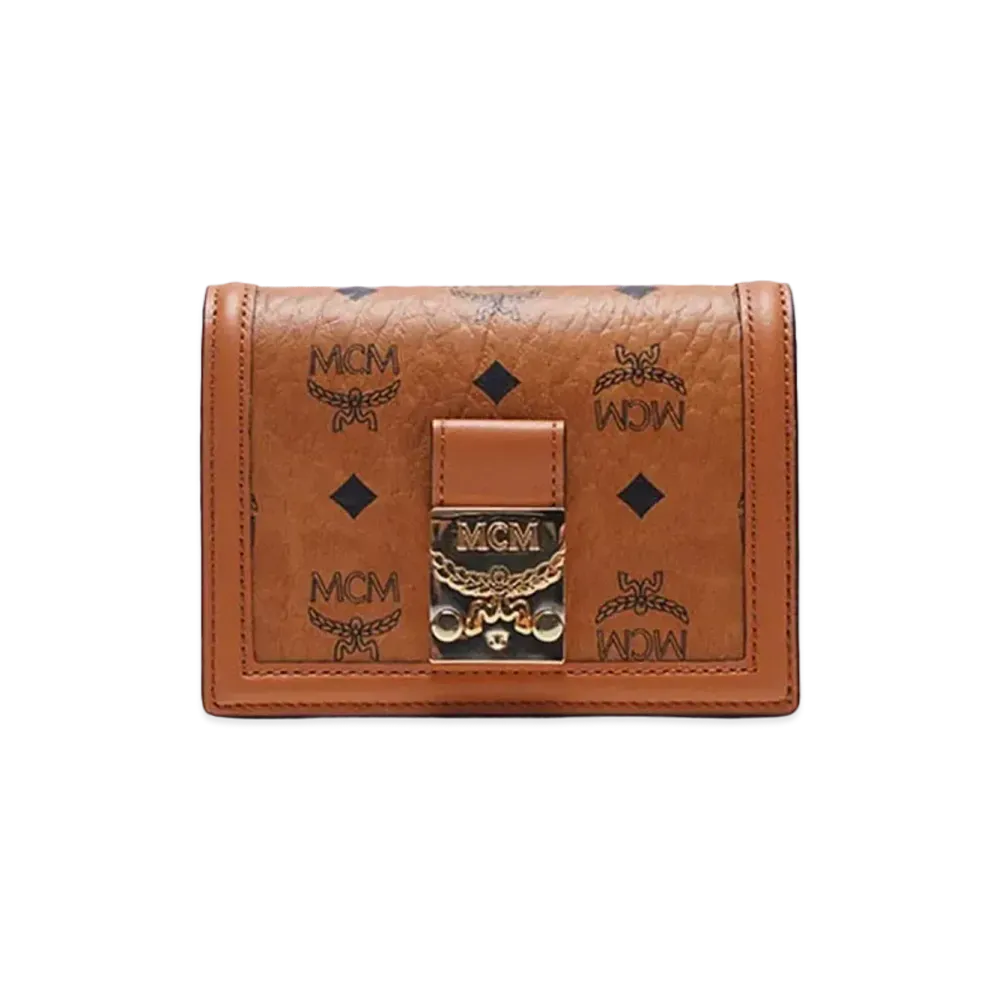 MCM TRACY SMALL WALLET "COGNAC"