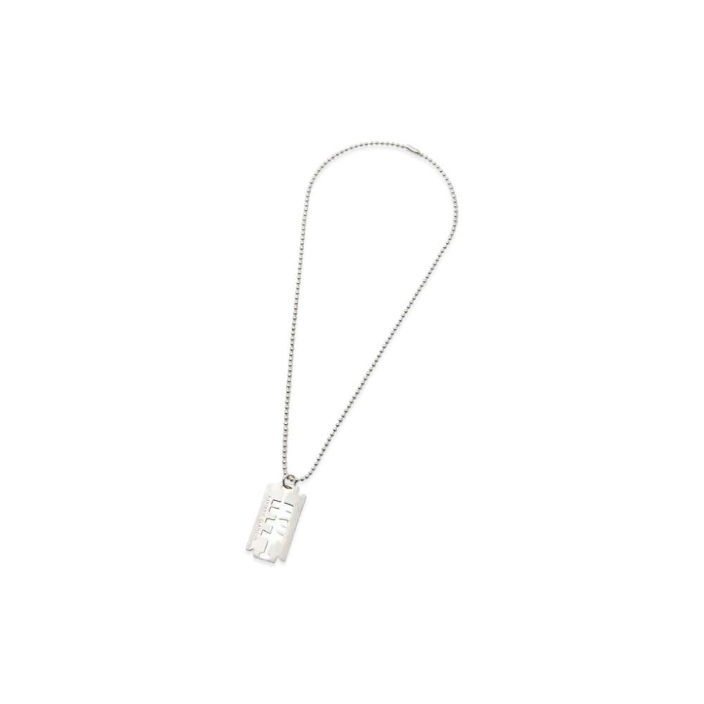 HYSTERIC GLAMOUR Razor Ball Chain Necklace "Silver"
