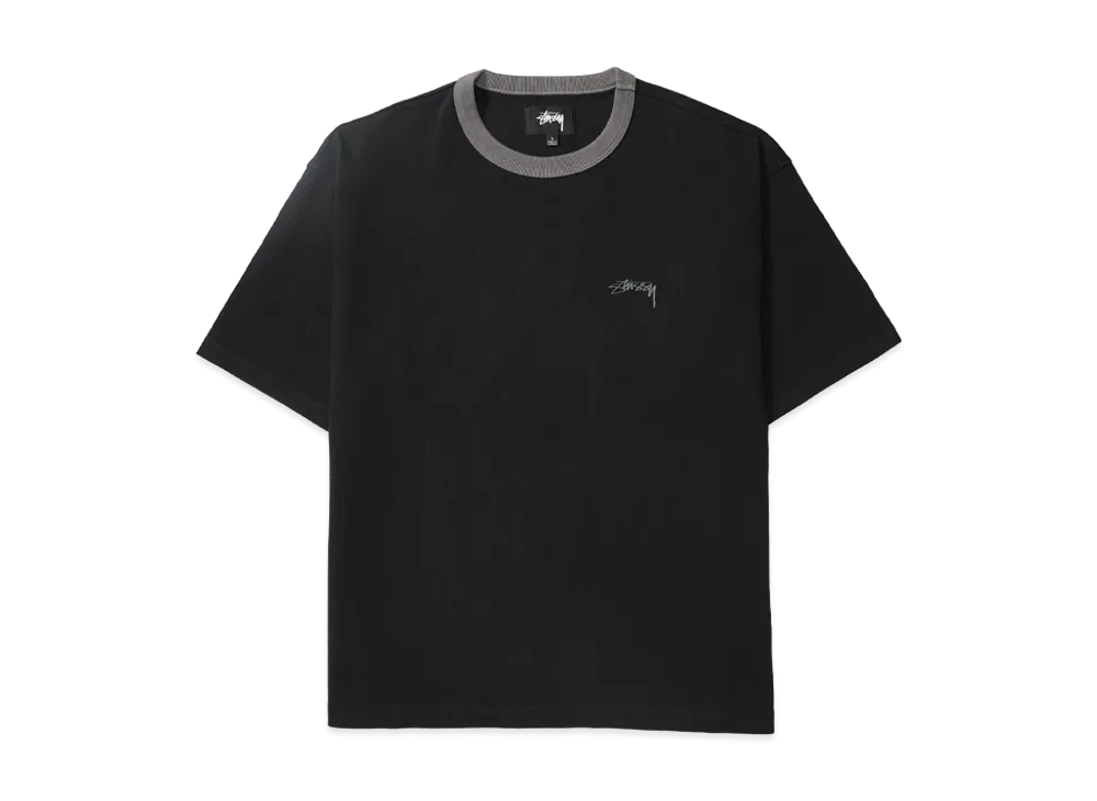Stussy Ringer Tee "Black"