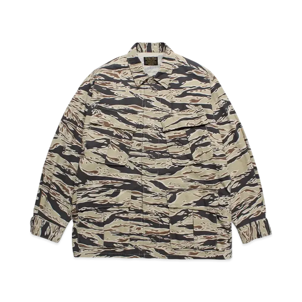 WACKO MARIA Tiger Camo Fatigue Jacket "Beige"