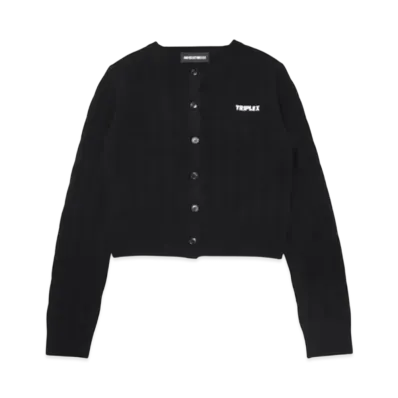 GOD SELECTION XXX Cable Cardigan GXL-A25-KN-01 "Black"