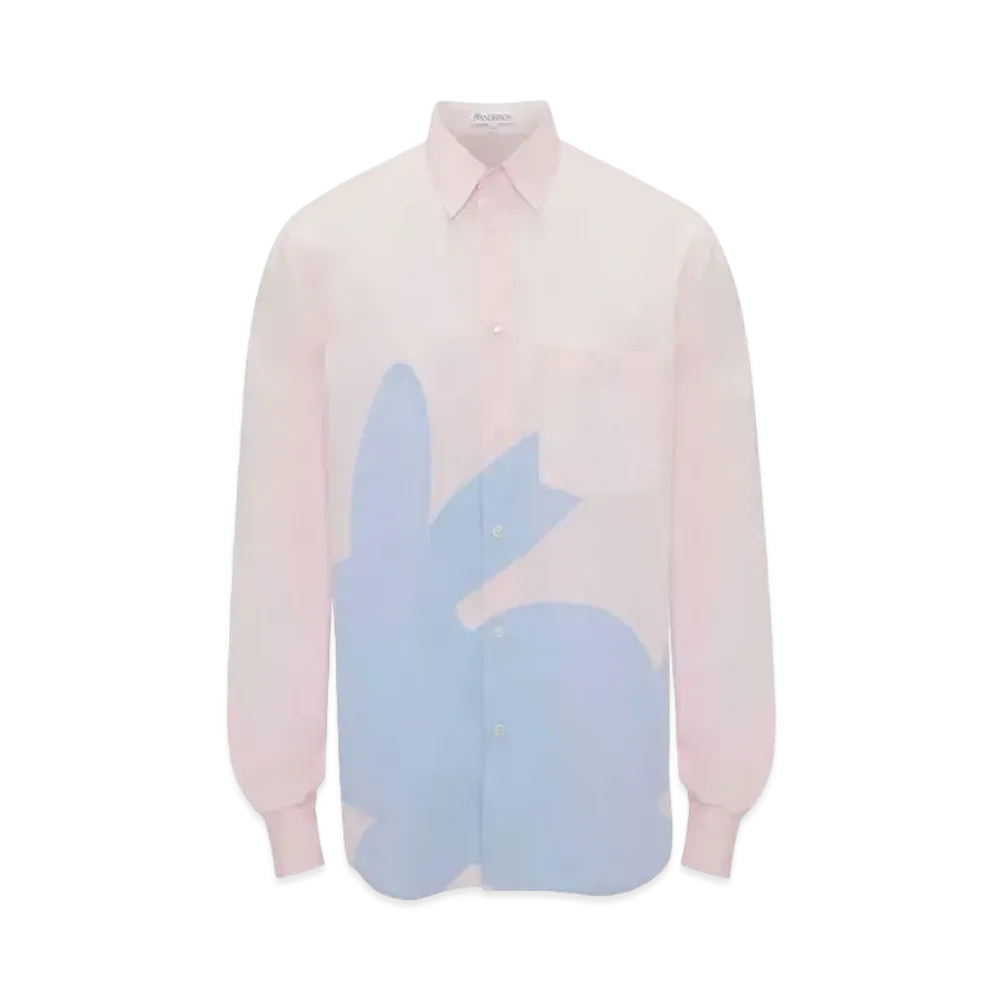 JW ANDERSON Bunny Applique Shirt "Pink"