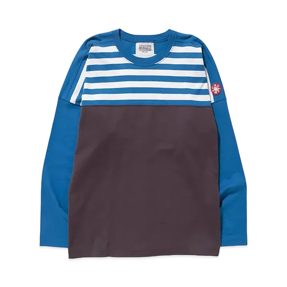 Cav Empt (C.E) COLOUR STRIPE LONG SLEEVE T "Blue"