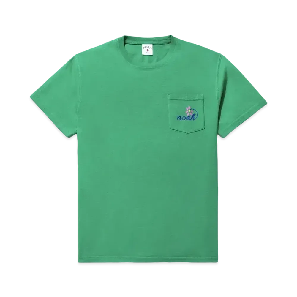Noah Florist Pocket Tee "Kelly Green"