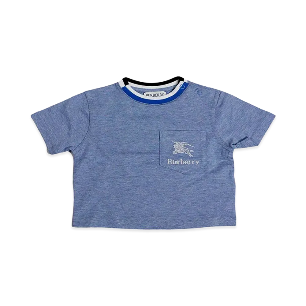 Burberry Kids Jersey T-Shirt "Light Blue"