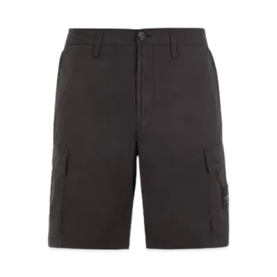 Stone Island L0803 Regular Fit Cargo Bermuda Shorts - 24SS "Black"
