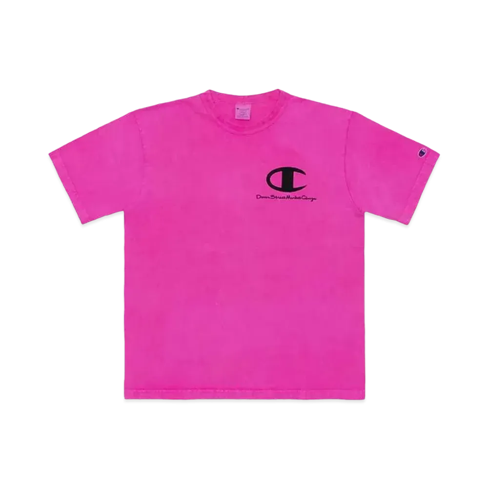 Dover Street Market Ginza x Champion Dsmg Short Sleeve T-Shirt C5-Z325 "Pink"