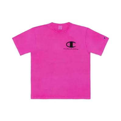 Dover Street Market Ginza x Champion Dsmg Short Sleeve T-Shirt C5-Z325 "Pink"