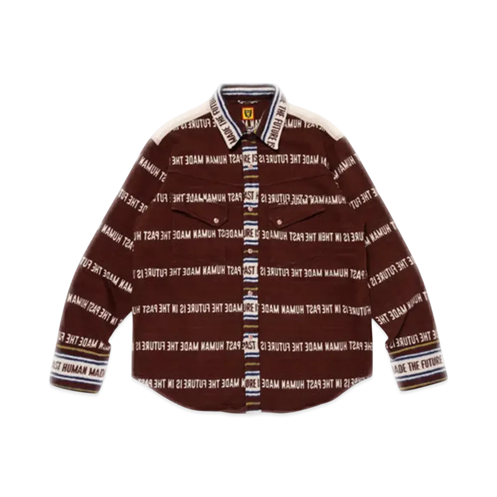 HUMAN MADE Blanket Shirt "Brown"