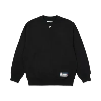 PALACE P NECK CREW "Black"